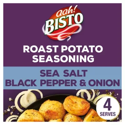 Bisto Crispy Sea Salt Black Pepper & Onion Roast Potato Seasoning 40g