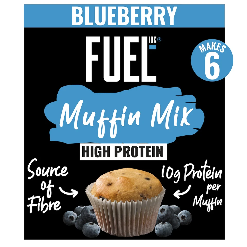 FUEL10K  High Protein Blueberry Muffin Cake Mix 150G