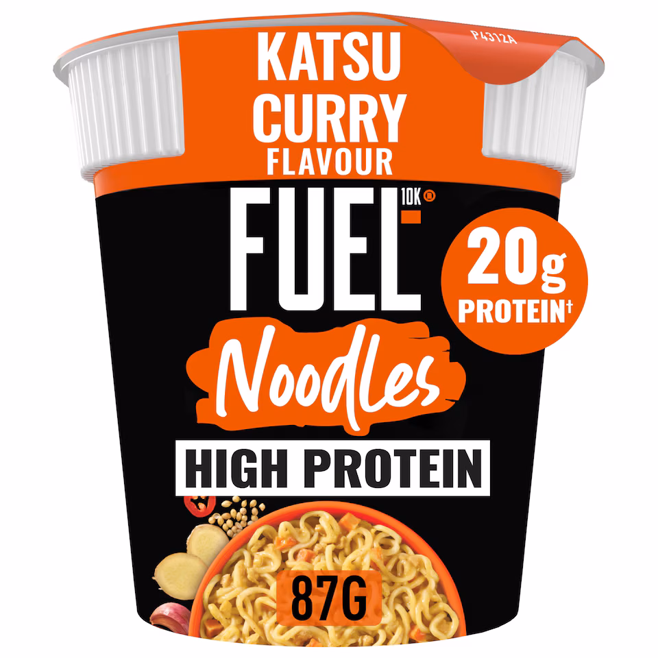 FUEL10K High Protein Katsu Curry Instant Noodles Snack Pot 87g