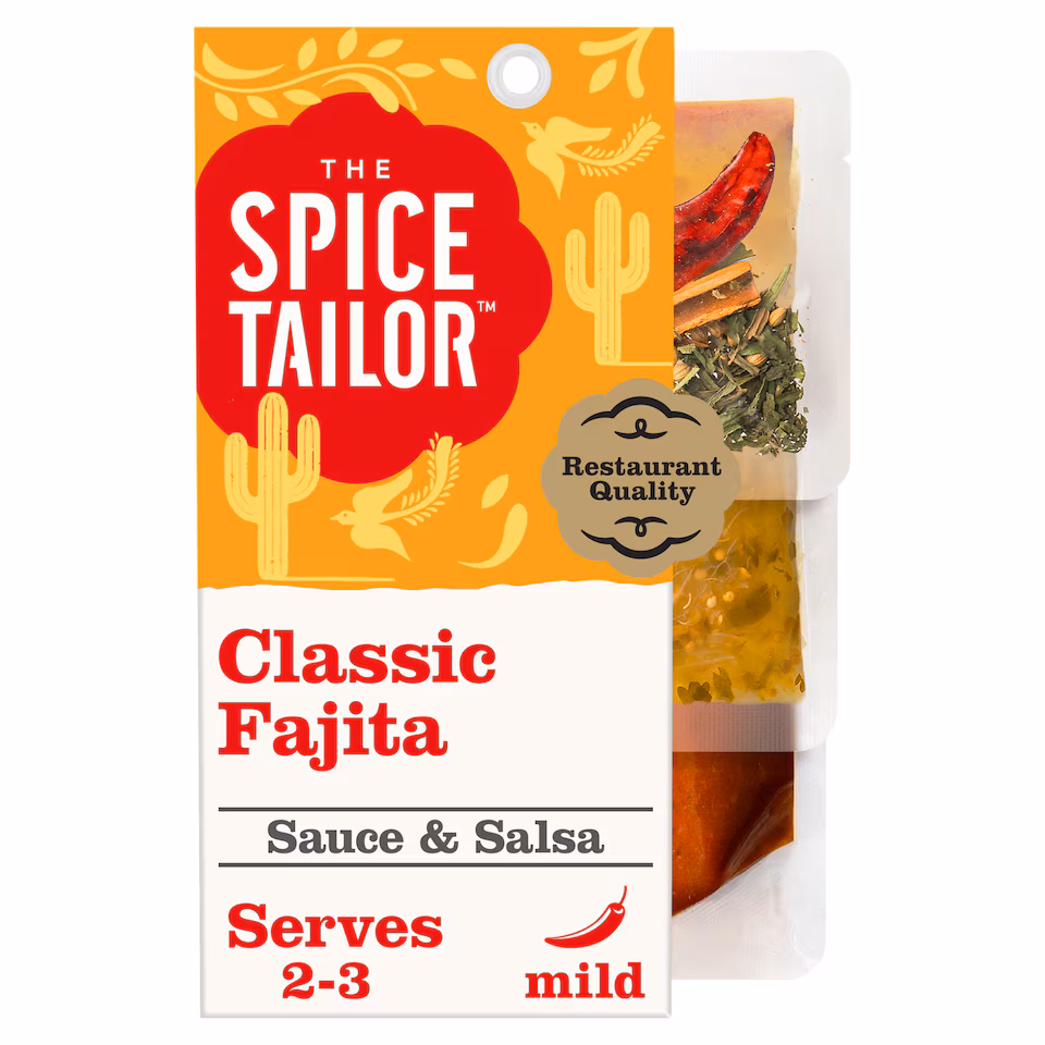 The Spice Tailor Mexican Classic Fajita Sauce and Salsa Kit 245g