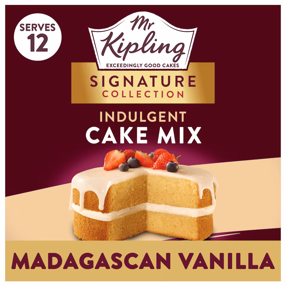 Mr Kipling Signature Madagascan Vanilla Cake Mix 425g
