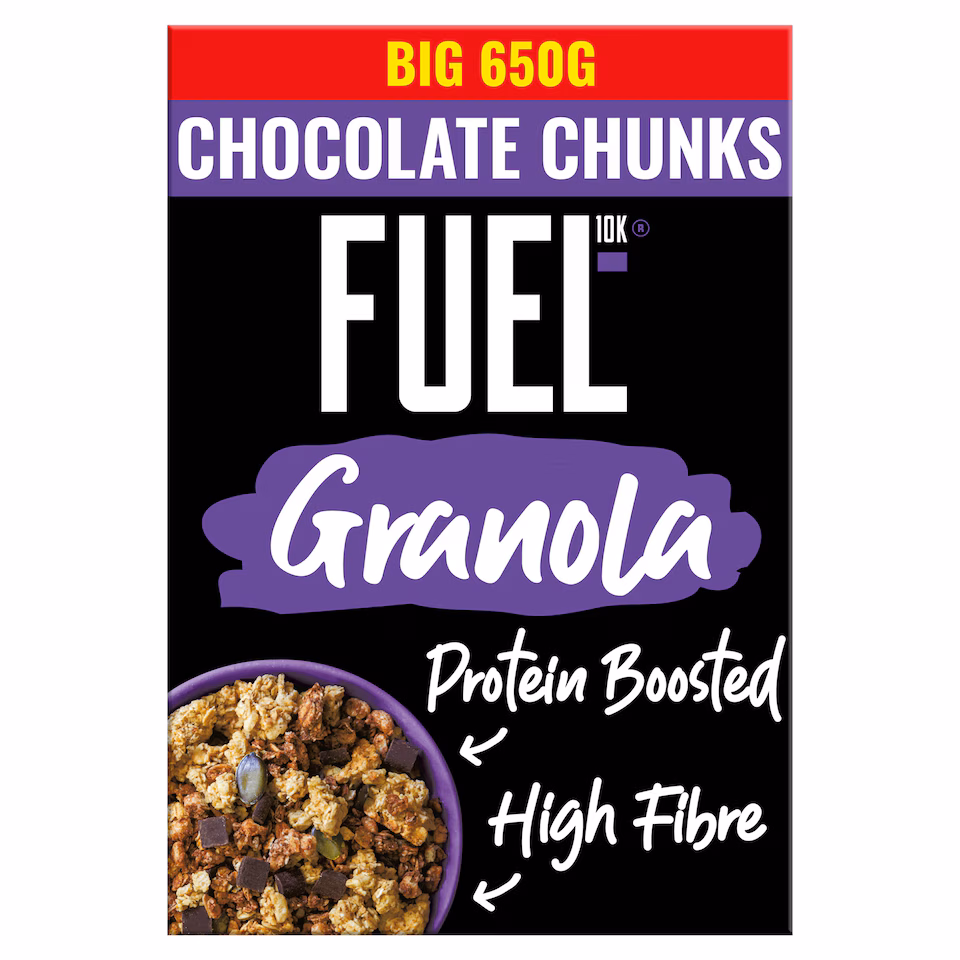 FUEL10K Chocolate Chunks Protein Granola Breakfast Cereal 650g