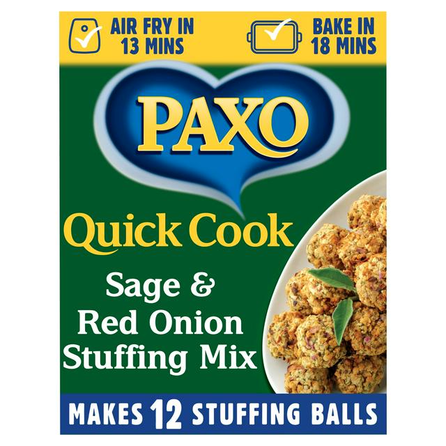 Paxo Quick Cook Sage & Red Onion Stuffing Mix 150g