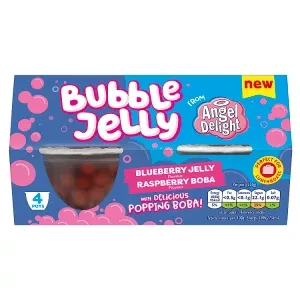 Angel Delight Bubble Jelly Blueberry Jelly and Raspberry Boba