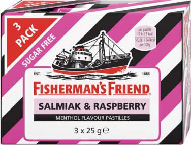 Fisherman's Friend Salmiak & Raspberry 3-pk