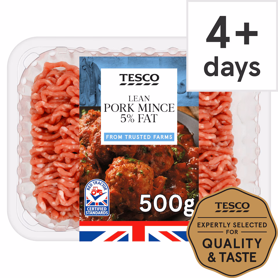 Tesco Lean Pork Mince 5% Fat 500g