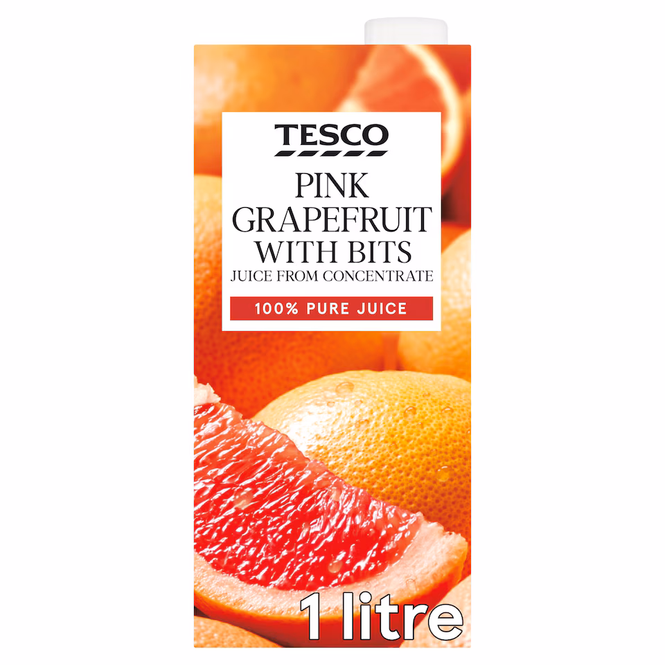 Tesco Pink Grapefruit Juice 1 Litre