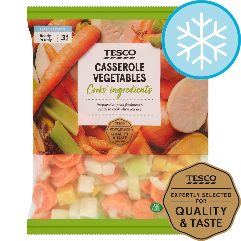 Tesco Casserole Vegetables 1Kg
