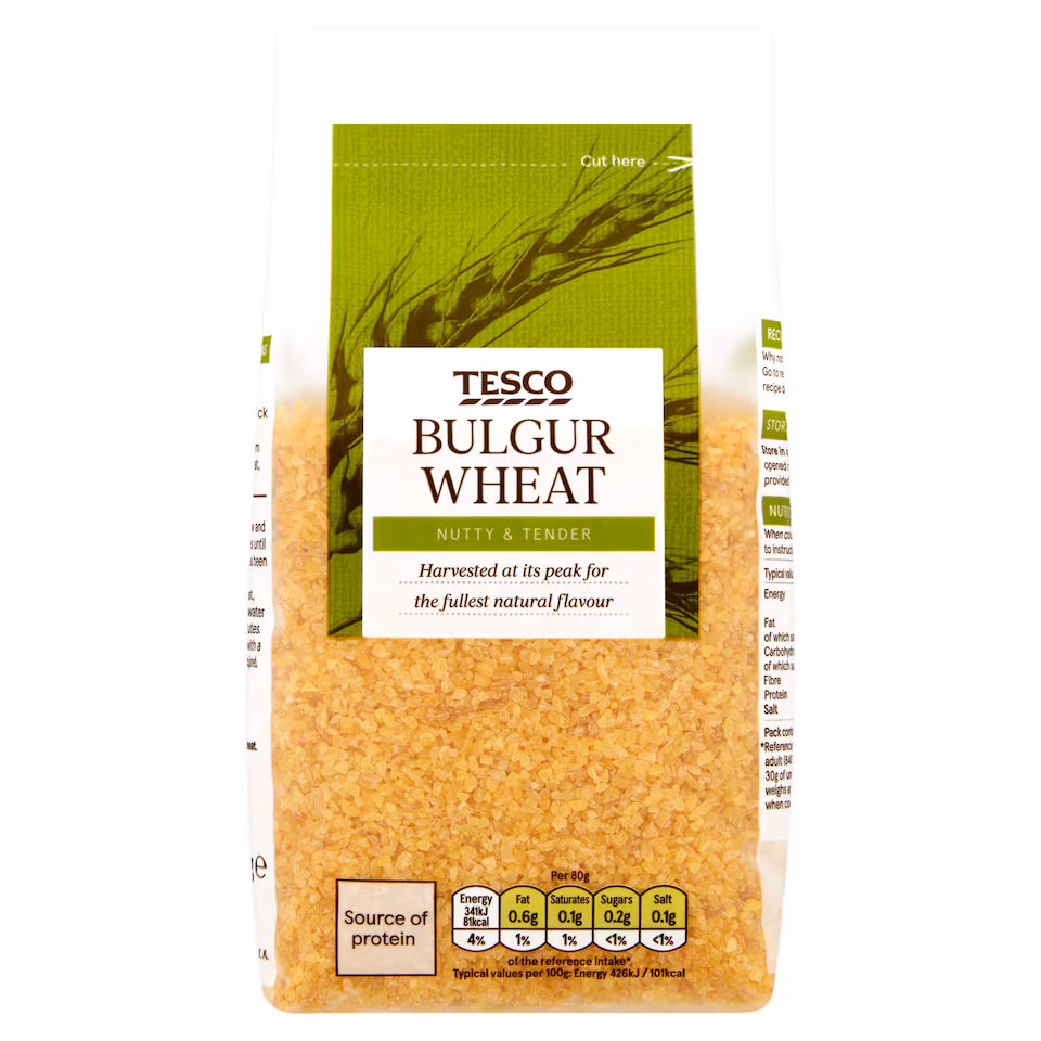 Tesco Wholefoods Bulgar Wheat 500G