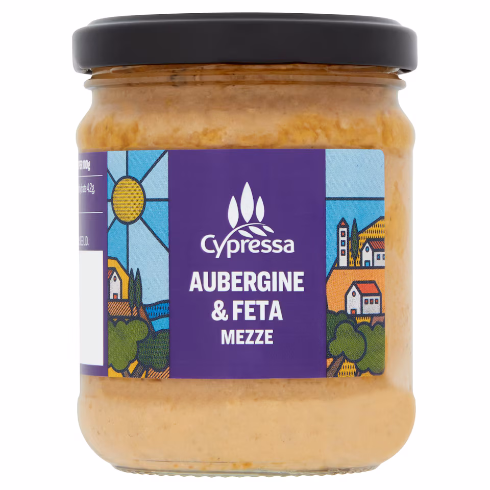 Cypressa Aubergine & Feta Meze 175g