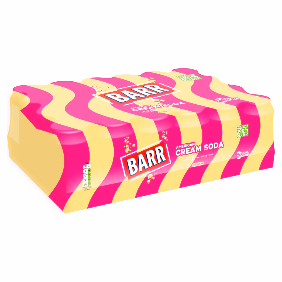 Barr American Cream Soda 24X330ml