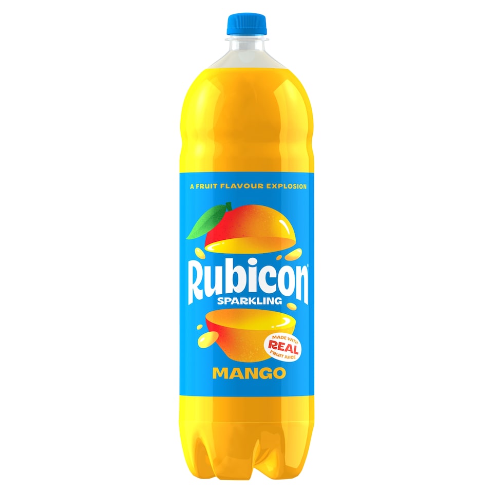 Rubicon Sparkling Mango Juice Drink 2 Litre Bottle