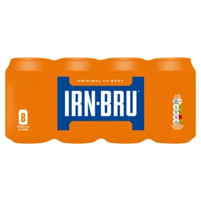 IRN-BRU IRN-BRU Regular Soft Drink Can Multipack 8x330ml