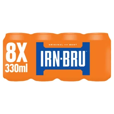 IRN-BRU IRN-BRU Regular Soft Drink Can Multipack 8x330ml