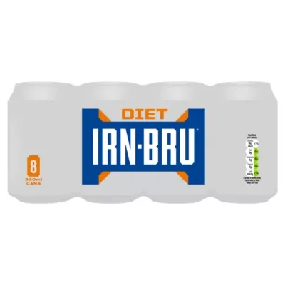 IRN-BRU DIET IRN-BRU Soft Drink Can Multipack 8x330ml