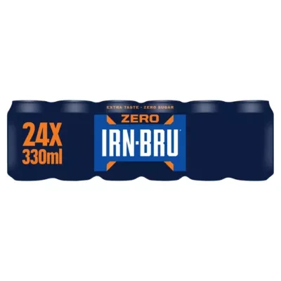 IRN-BRU IRN-BRU ZERO Sugar Soft Drink Can Multipack 24x330ml