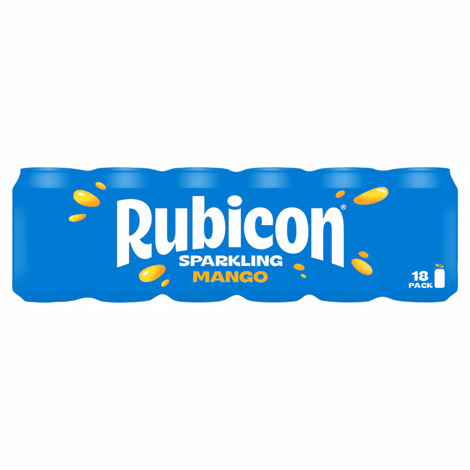 Rubicon Sparkling Mango Drink 18 X 330Ml