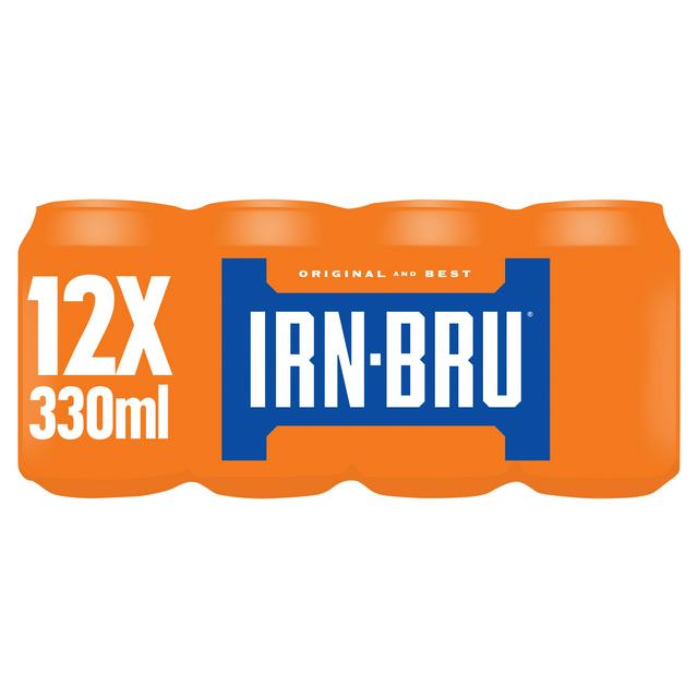 Irn-Bru Soft Drink Cans 12 x 330ml