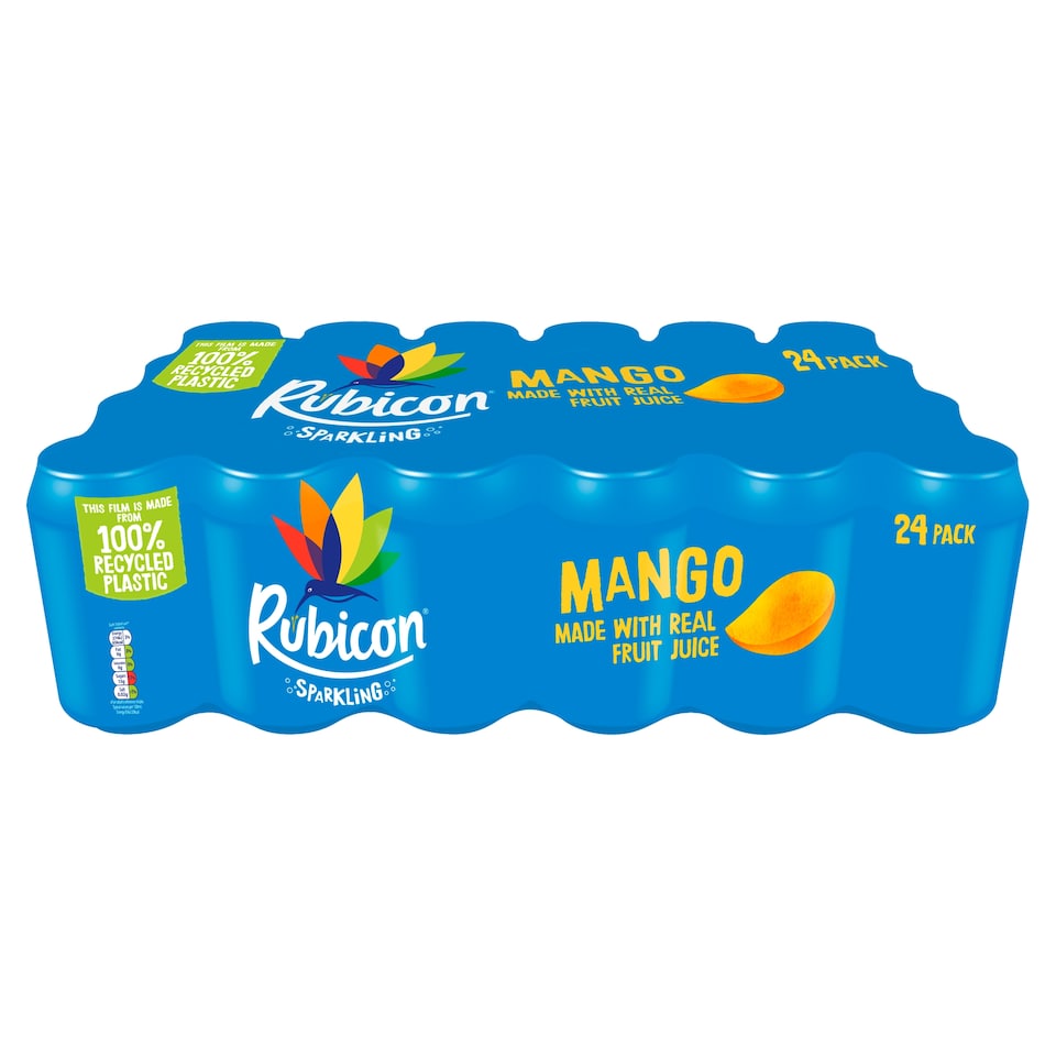 Rubicon Sparkling Mango 24 X 330Ml