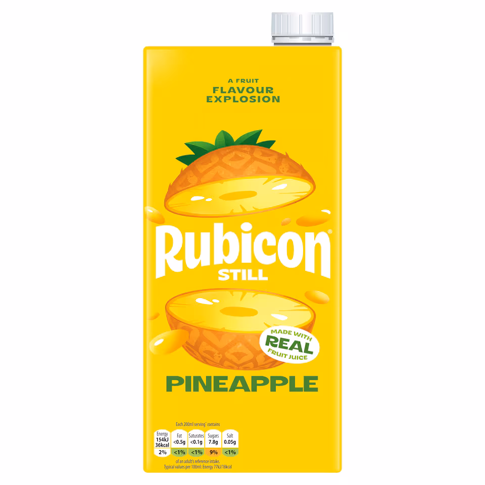 Rubicon Still Pineapple Juice Drink 1 Litre