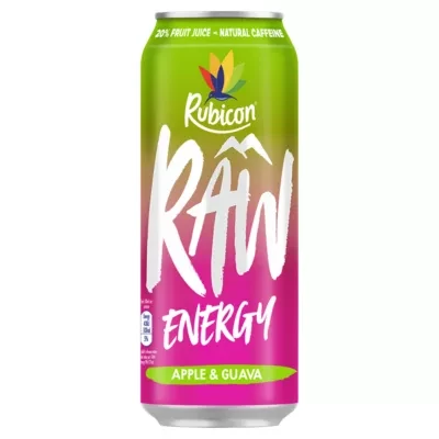 Rubicon Raw Energy Apple & Guava 500ml