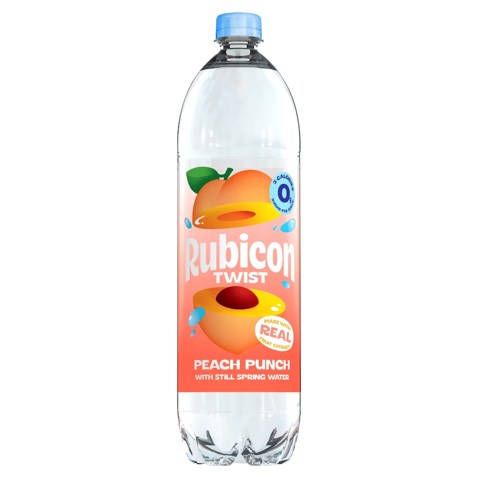 Rubicon Twist Peach Punch Still Flavoured Spring Water 1.5L