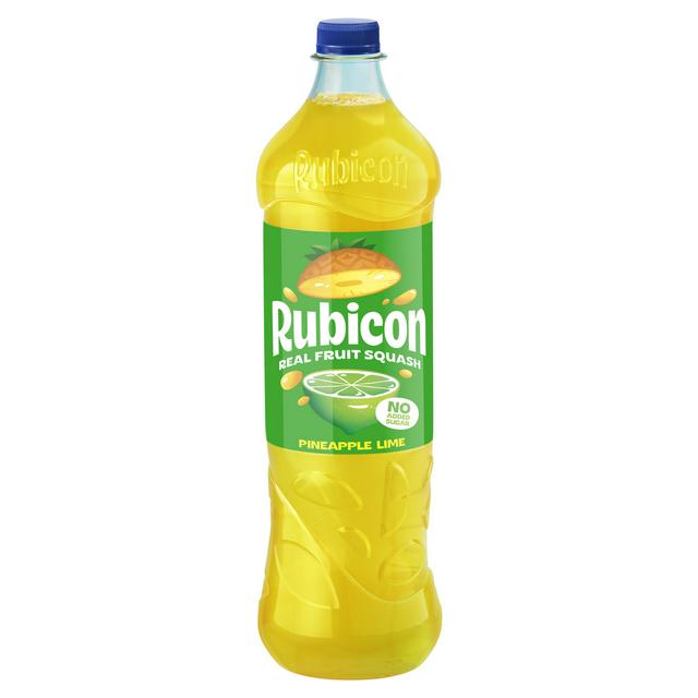 Rubicon 1L Real Fruit Pineapple Lime Squash
