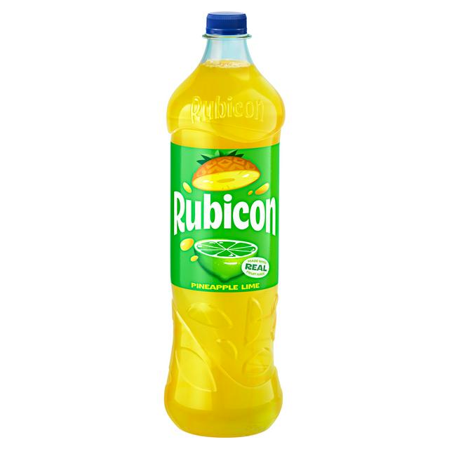 Rubicon 1L Real Fruit Pineapple Lime Squash