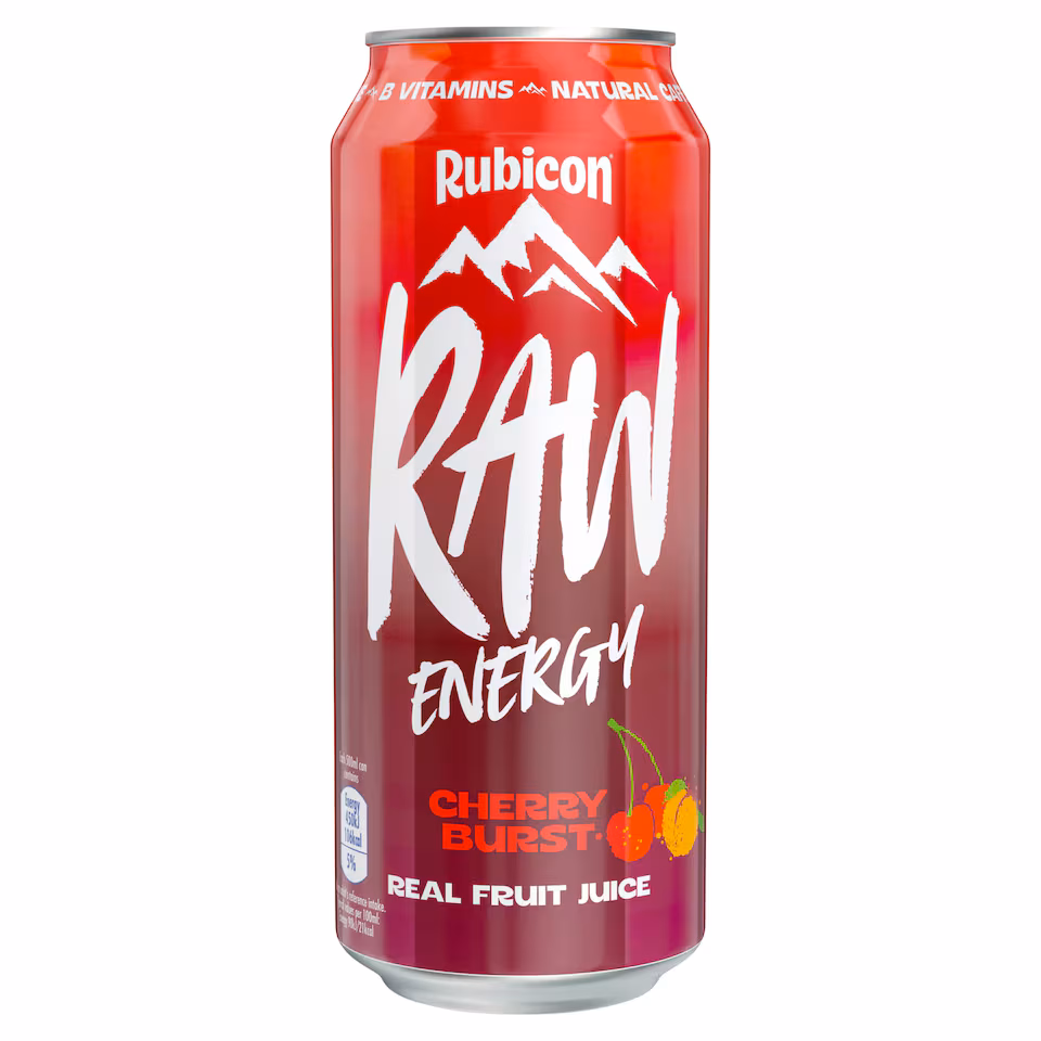 Rubicon RAW Energy Cherry Burst 500ml