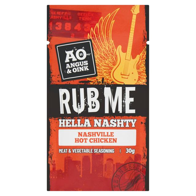 Angus & Oink Rub Me Hella Nashty Nashville Hot Chicken Meat & Vegetable Seasoning 30g