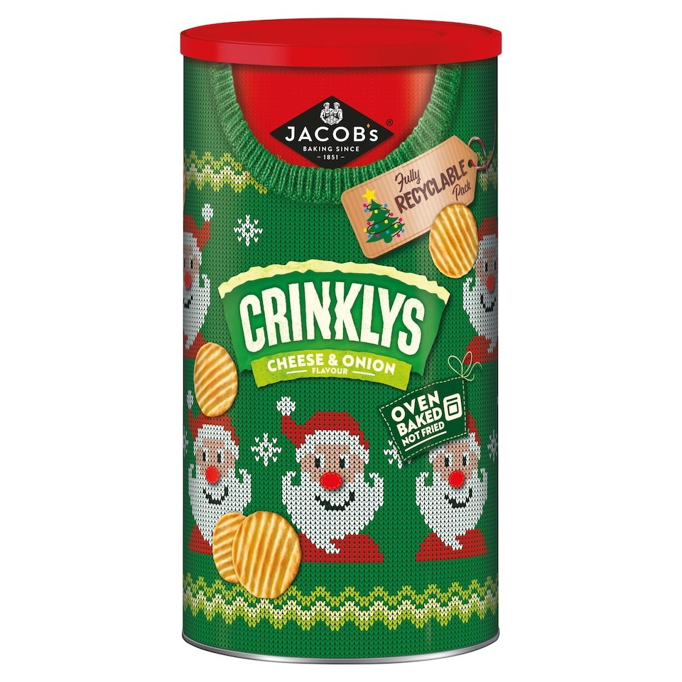 Jacobs Crinklys Cheese & Onion 200g