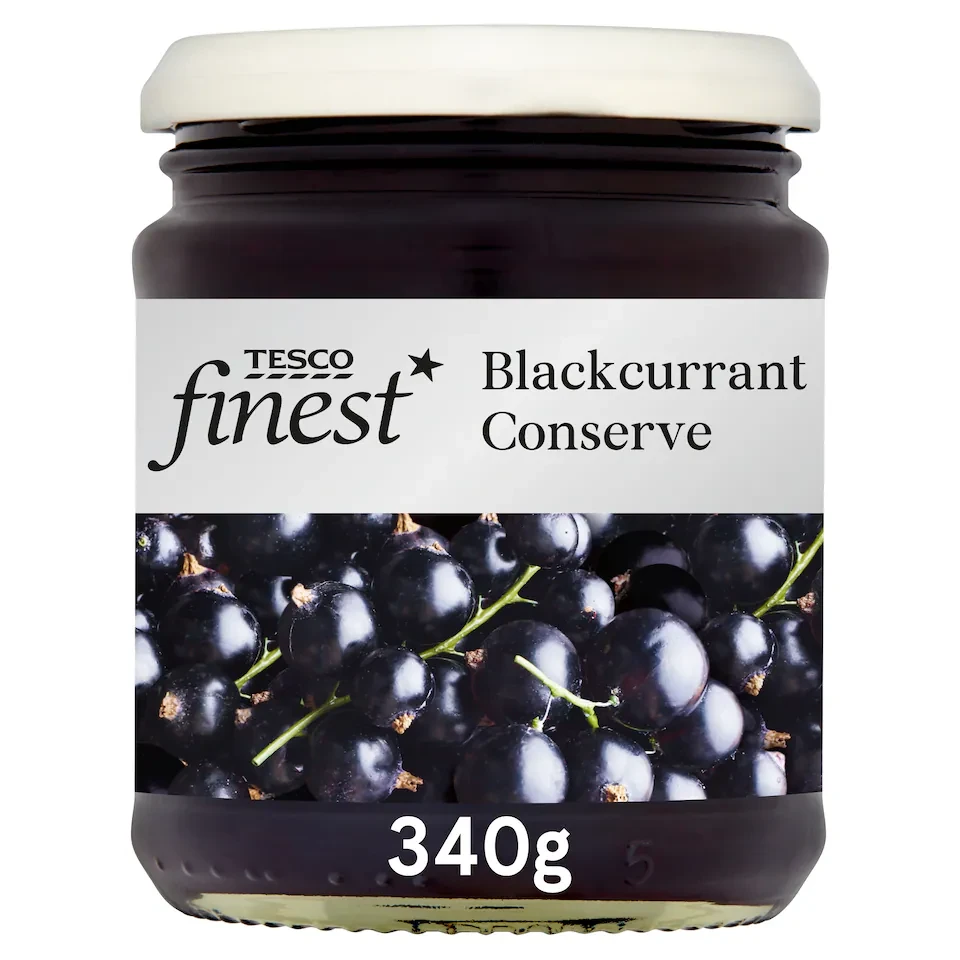 Tesco Finest Blackcurrant Conserve 340G