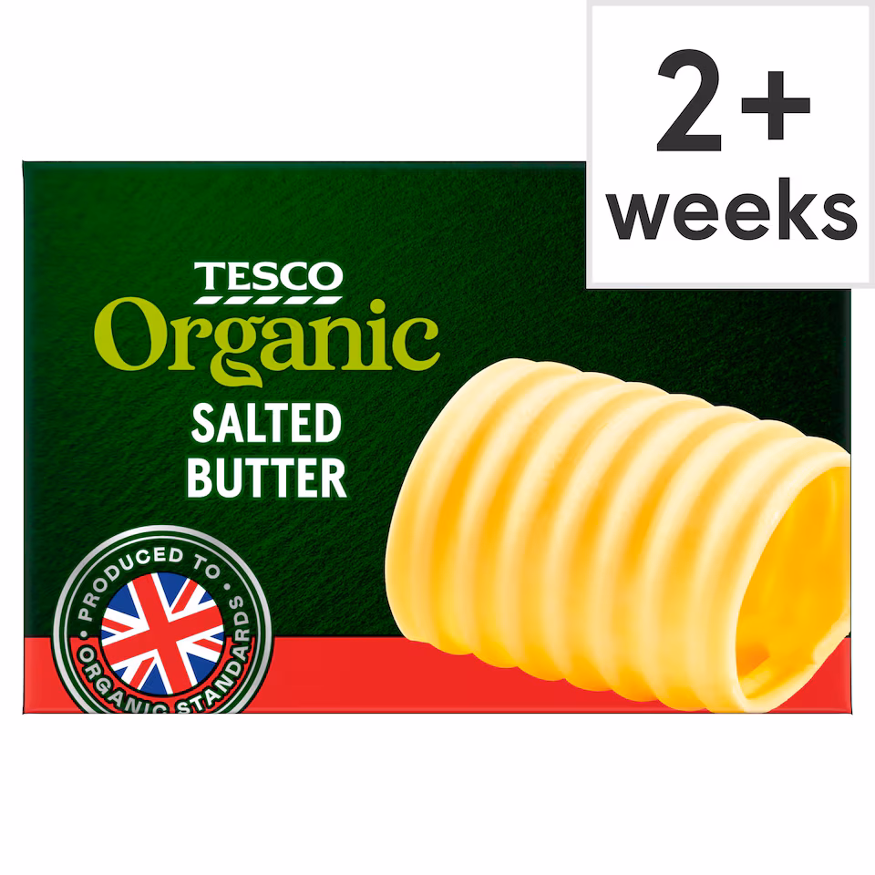 Tesco Organic Salted Butter 250G