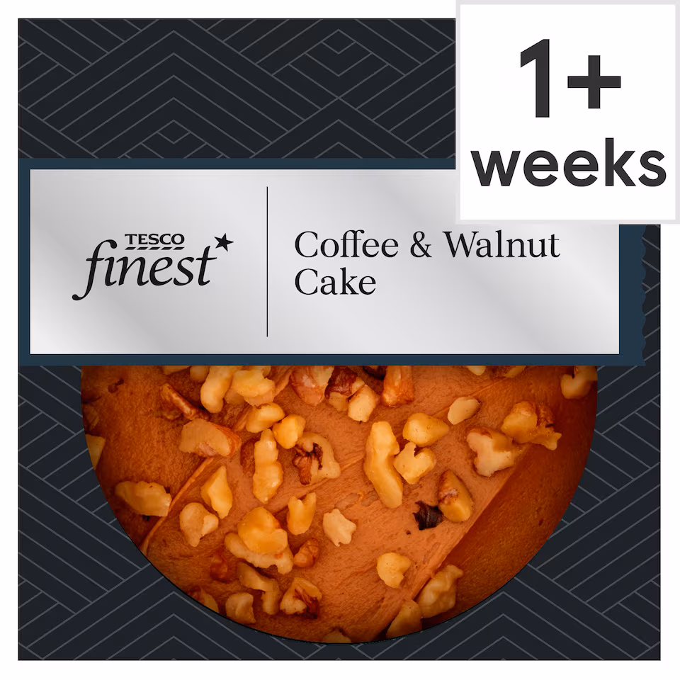 Tesco Finest Coffee and Walnut Cake