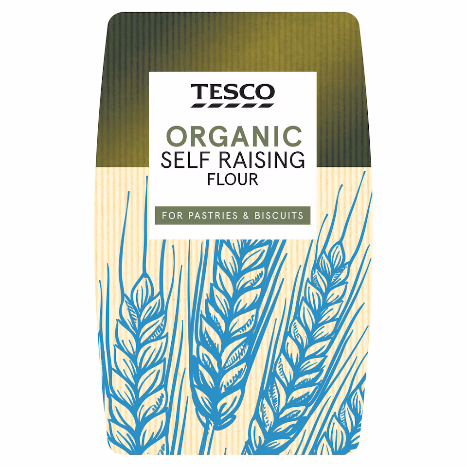 Tesco Organic Self Raising Flour 1Kg