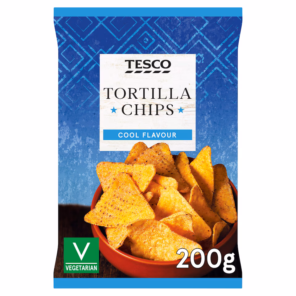 Tesco Tortilla Chips - Cool Flavour 200g