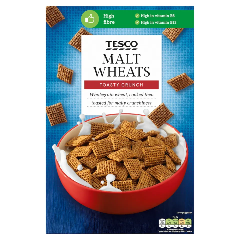 Tesco Malt Wheats Cereal 750G