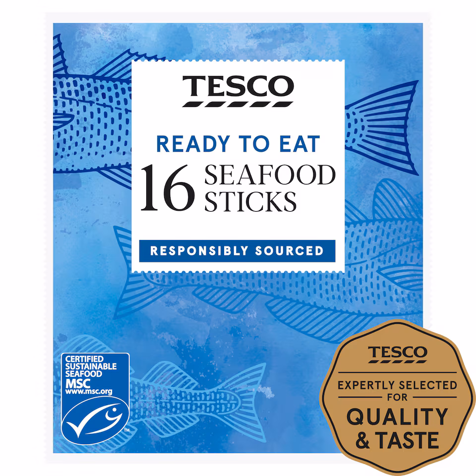 Tesco 16 Seafood Sticks 250G