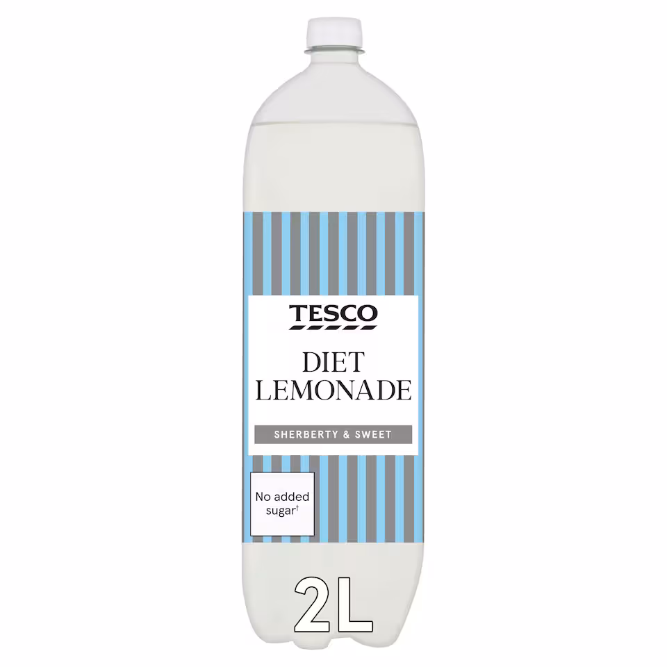 Tesco Sparkling Diet Lemonade 2 Litre Bottle