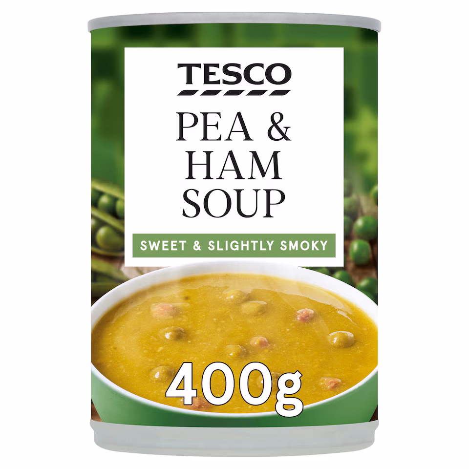 Tesco Pea And Ham Soup 400G