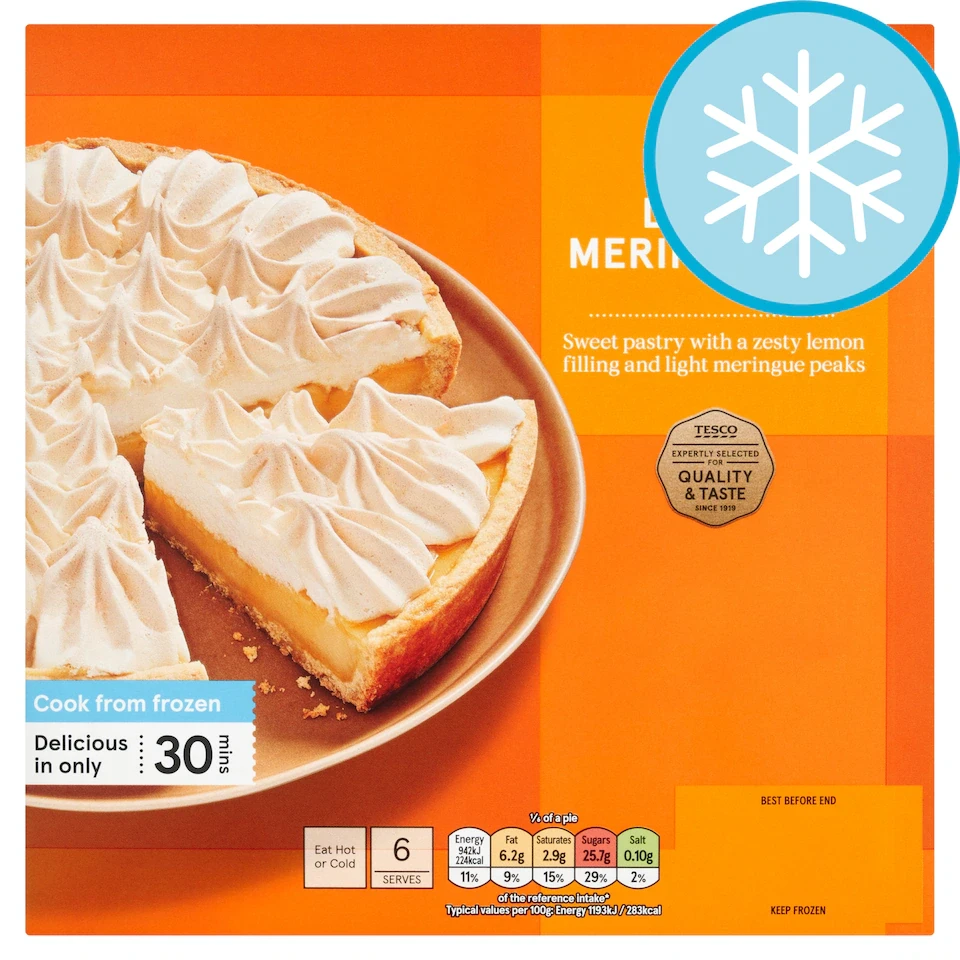 Tesco Lemon Meringue Pie 475G
