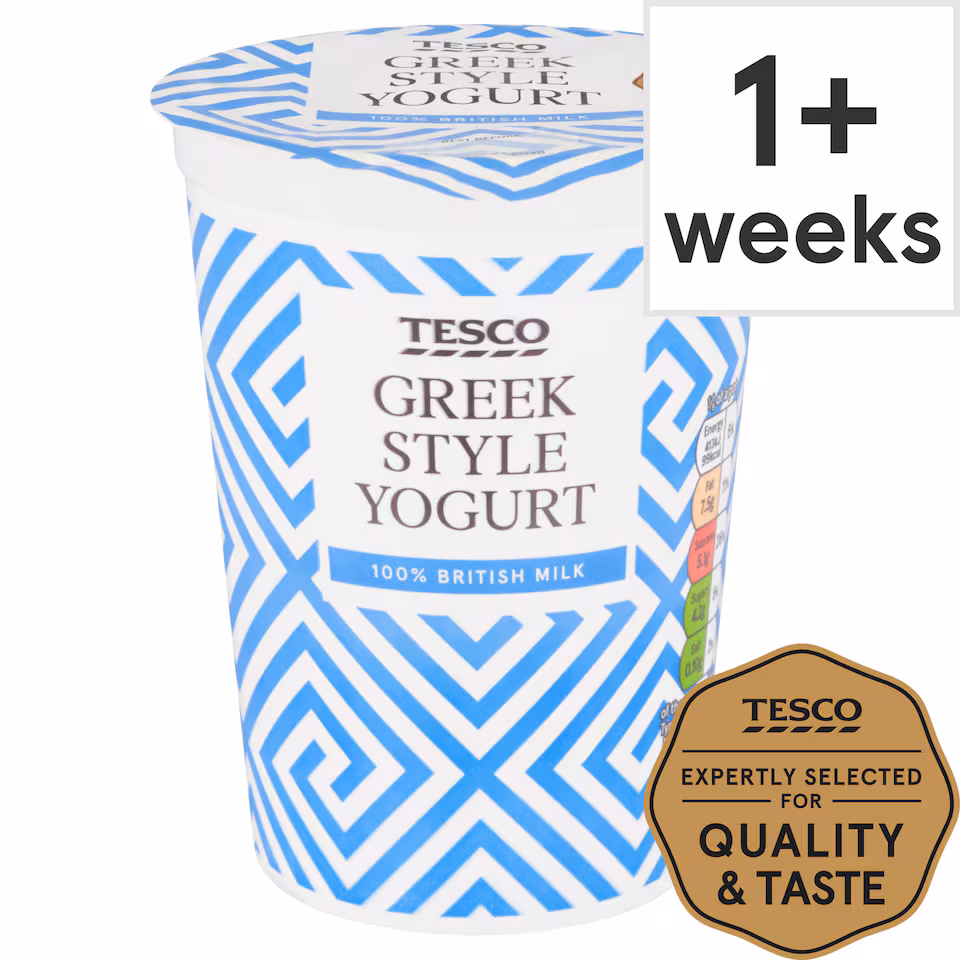 Tesco Greek Style Yogurt 500G