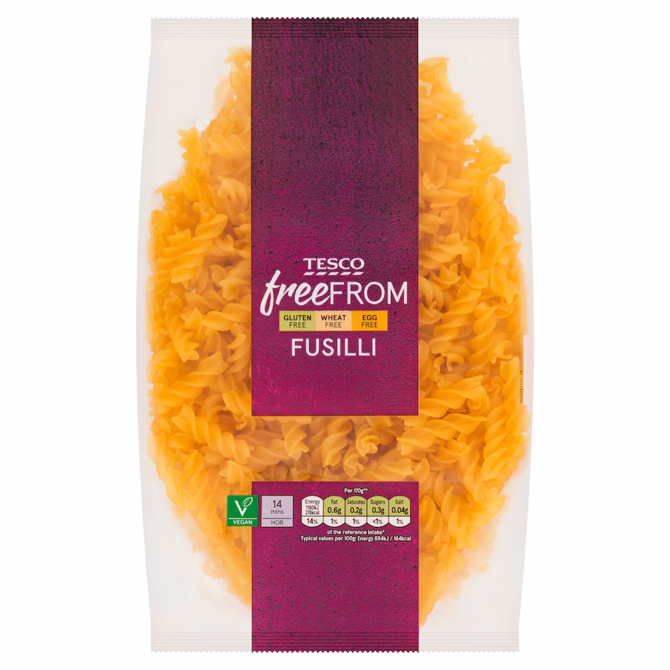 Tesco Free From Fusilli 500g