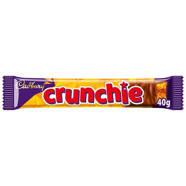 Cadbury Crunchie Chocolate Bar Single 40g