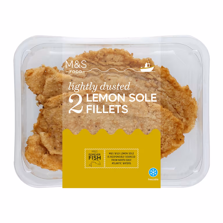 M&S Lightly Dusted Lemon Sole Fillets