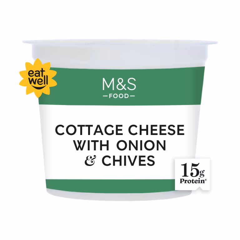 M&S Cottage Cheese with Onion and Chives