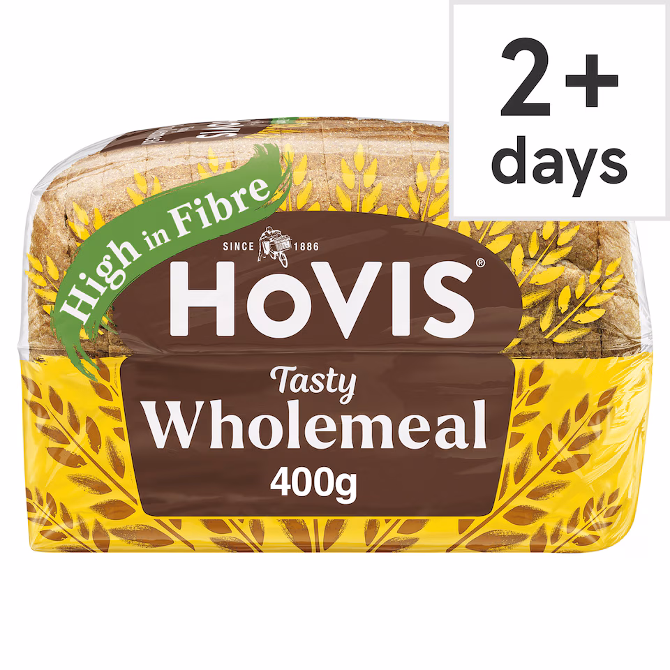 Hovis Tasty Wholemeal Medium Sliced Bread 400g