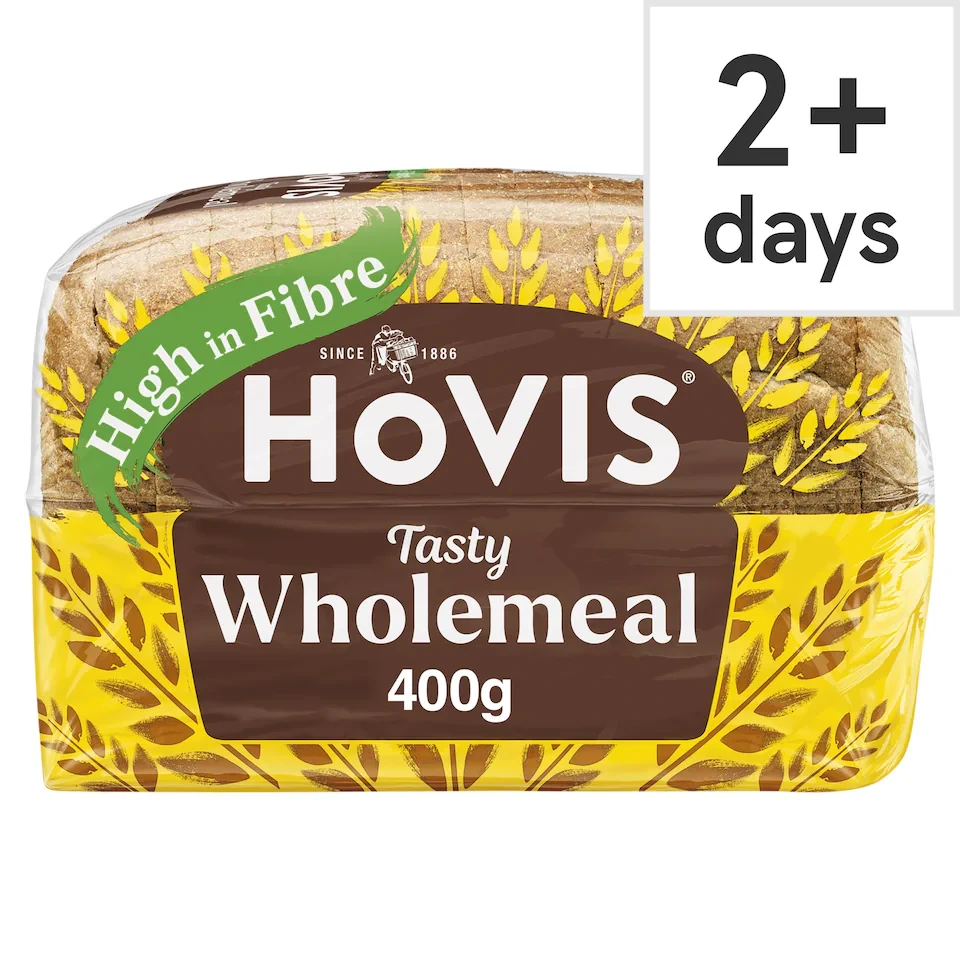 Hovis Tasty Wholemeal Medium Sliced Bread 400g