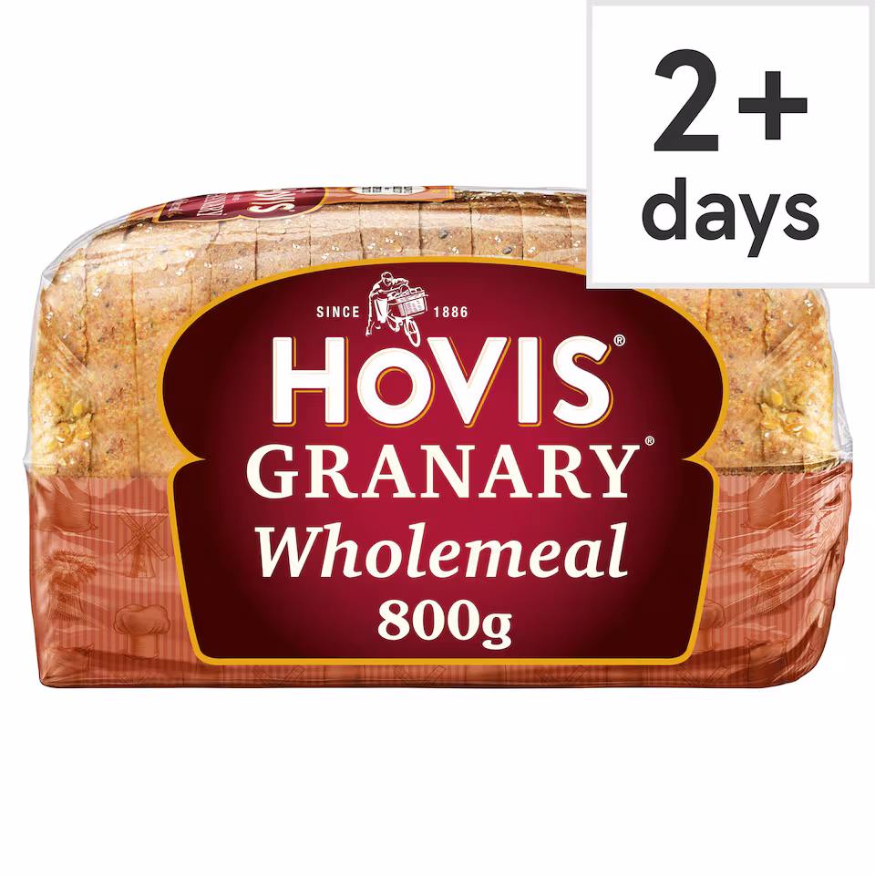 Hovis Authentic Granary Wholemeal Sliced Bread 800g
