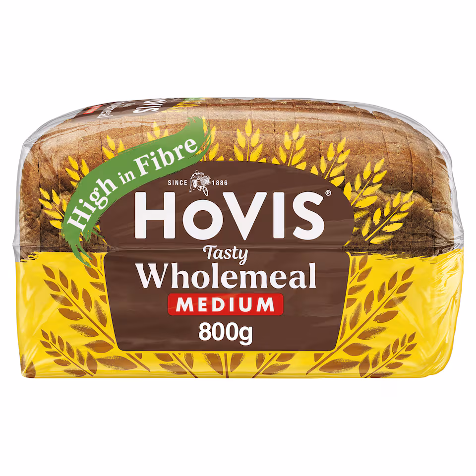 Hovis Wholemeal Tasty Medium Bread 800g